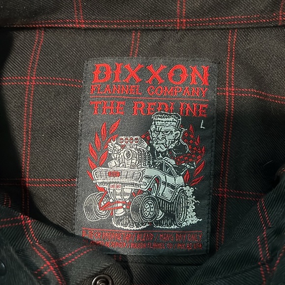 DIXXON FLANNEL “The Redline” Large - Picture 2 of 3